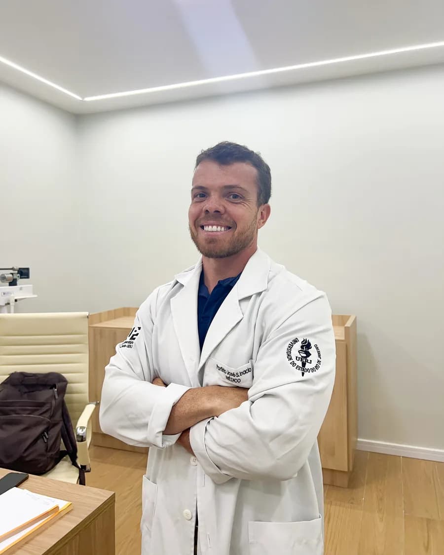 Porfilio Inácio, profissional de neuro da Global Saúde